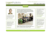 Tablet Screenshot of loganpublicity.com